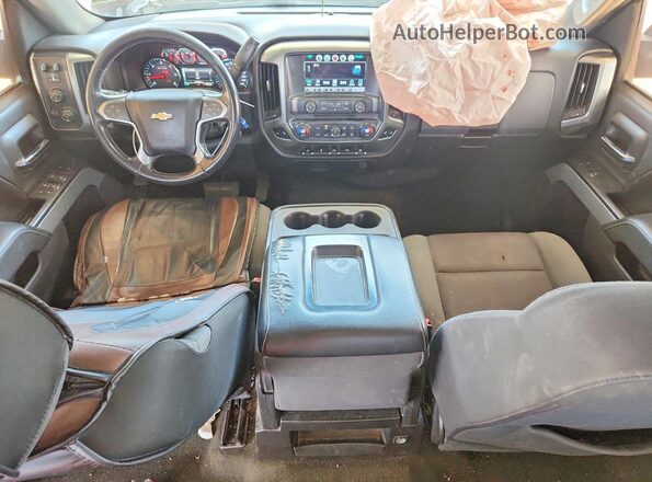 3GCUKREC2GG173947 2016 CHEVROLET SILVERADO Коричневый Вид панели приборов