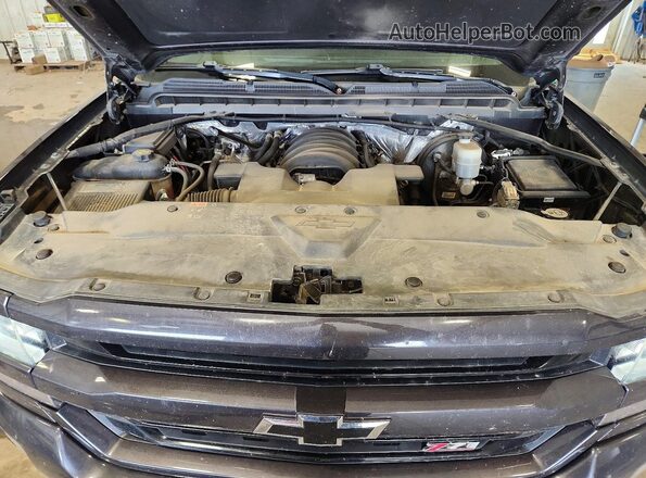 3GCUKREC2GG265589 2016 CHEVROLET SILVERADO Gray Rear interior view