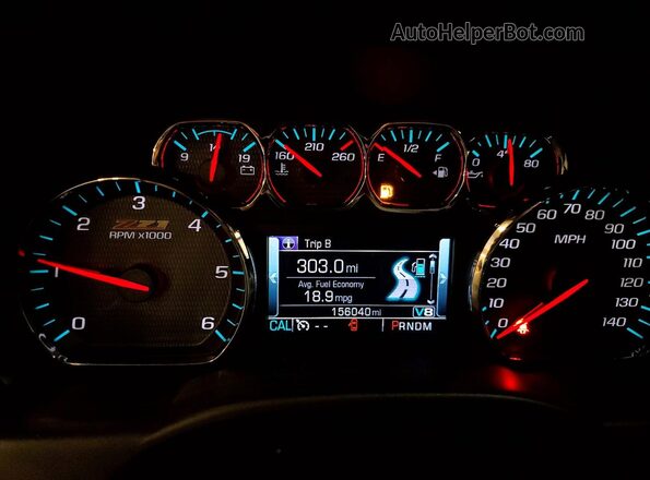 3GCUKREC2GG314919 2016 CHEVROLET SILVERADO Синий Вид щитка приборов