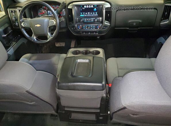3GCUKREC2GG314919 2016 CHEVROLET SILVERADO Синий Вид панели приборов