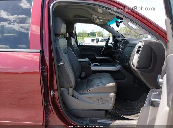 3GCUKREC2HG356752 2017 CHEVROLET SILVERADO Red Vista interior delantera