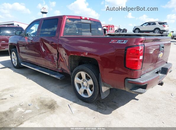 3GCUKREC2HG356752 2017 CHEVROLET SILVERADO Red Trasero izquierdo