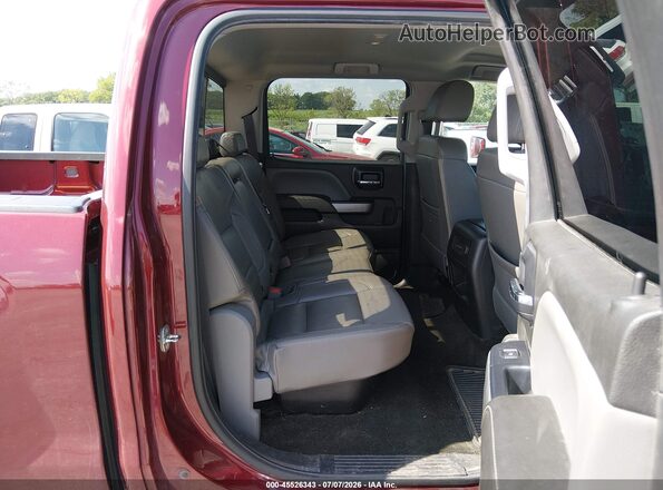 3GCUKREC2HG356752 2017 CHEVROLET SILVERADO Red Vista de la etiqueta del VIN