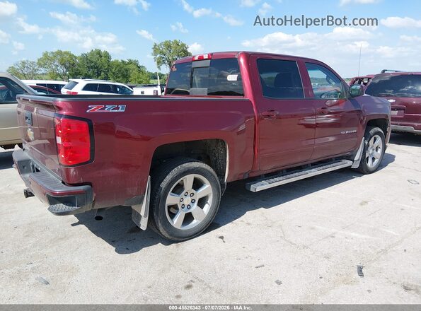 3GCUKREC2HG356752 2017 CHEVROLET SILVERADO Red Trasero derecho