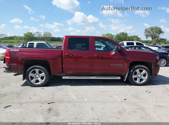 3GCUKREC2HG356752 2017 CHEVROLET SILVERADO Red Vista interior trasera