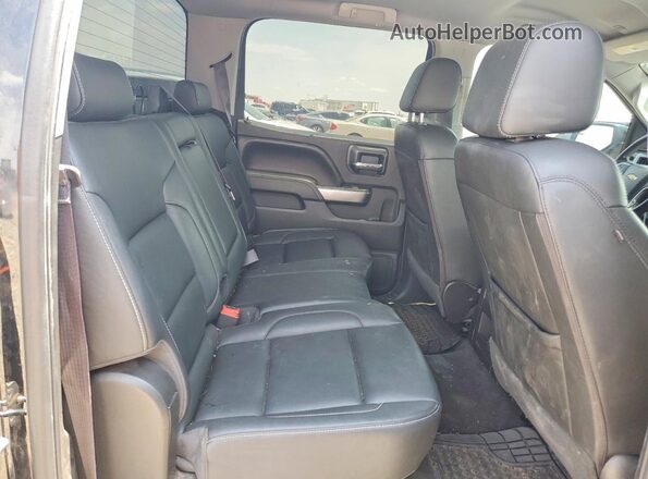 3GCUKREC2HG369162 2017 CHEVROLET SILVERADO Black Vista de los asientos traseros