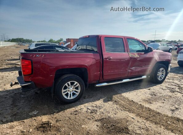 3GCUKREC2JG225648 2018 CHEVROLET SILVERADO Красный Задняя правая четверть