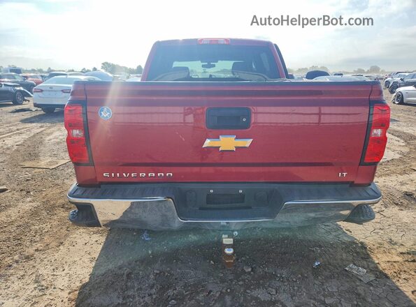 3GCUKREC2JG225648 2018 CHEVROLET SILVERADO Красный Вид сзади