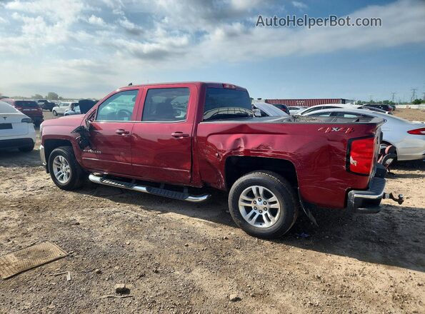 3GCUKREC2JG225648 2018 CHEVROLET SILVERADO Красный Задняя левая четверть