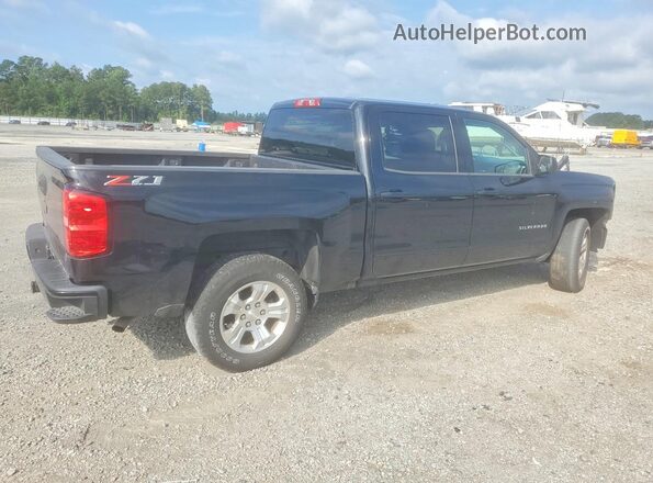 3GCUKREC2JG235449 2018 CHEVROLET SILVERADO Черный Задняя правая четверть