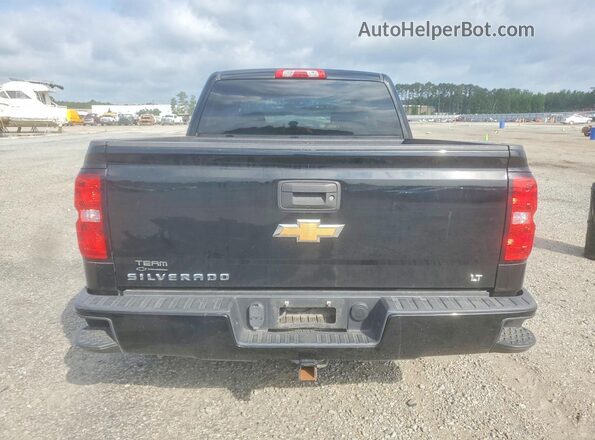 3GCUKREC2JG235449 2018 CHEVROLET SILVERADO Черный Вид сзади