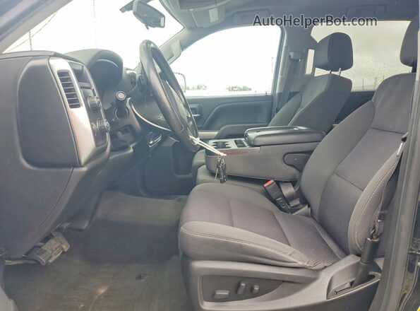3GCUKREC2JG235449 2018 CHEVROLET SILVERADO Черный Вид салона спереди