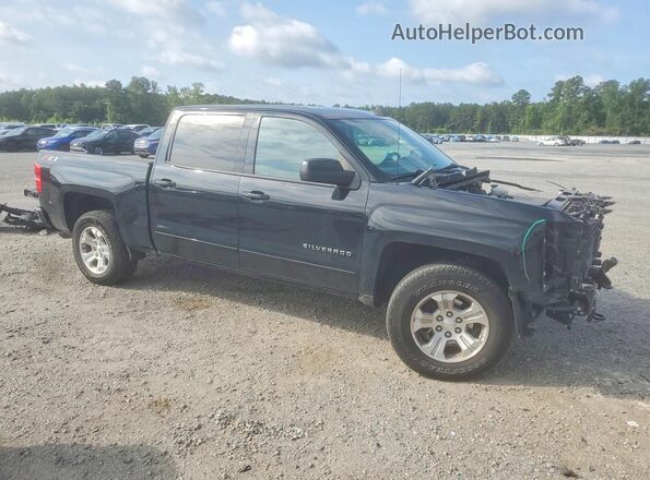 3GCUKREC2JG235449 2018 CHEVROLET SILVERADO Черный Передняя правая четверть