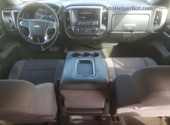 3GCUKREC2JG235449 2018 CHEVROLET SILVERADO Черный Вид панели приборов