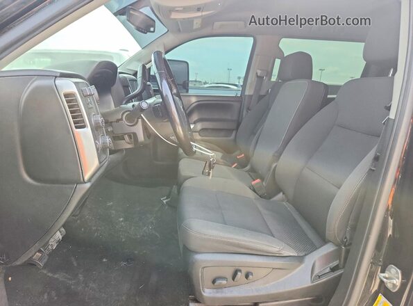 3GCUKREC2JG284778 2018 CHEVROLET SILVERADO Black Widok wnętrza z przodu