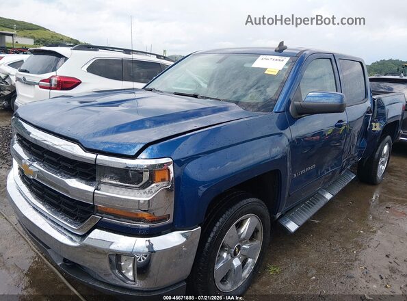 3GCUKREC2JG378322 2018 CHEVROLET SILVERADO Blue Vista tres cuartos delantera izquierda