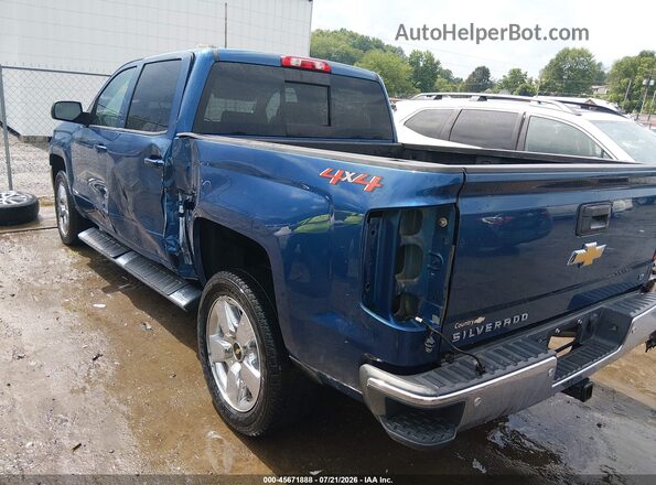 3GCUKREC2JG378322 2018 CHEVROLET SILVERADO Blue Trasero izquierdo