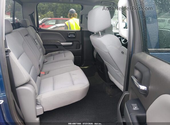 3GCUKREC2JG378322 2018 CHEVROLET SILVERADO Blue Vista de la etiqueta del VIN