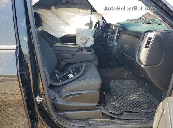 3GCUKREC2JG390910 2018 CHEVROLET SILVERADO Black წინა სალონის ხედი