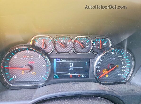 3GCUKREC2JG473267 2018 CHEVROLET SILVERADO Black ხელსაწყოთა პანელის ხედი