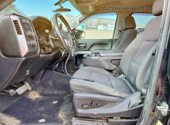 3GCUKREC2JG473267 2018 CHEVROLET SILVERADO Black წინა სალონის ხედი