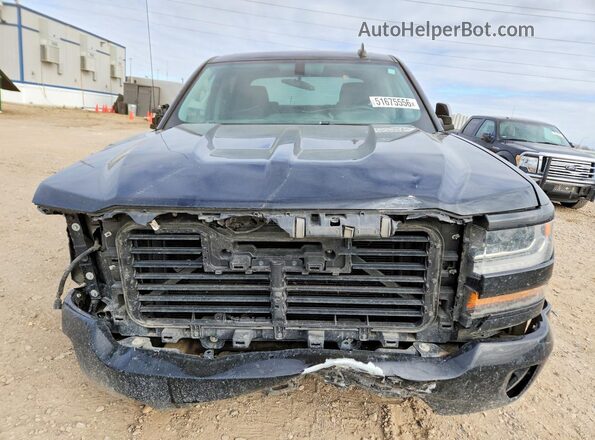 3GCUKREC2JG473267 2018 CHEVROLET SILVERADO Black წინა ხედი