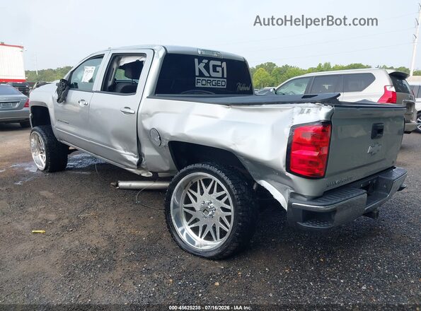 3GCUKREC2JG603676 2018 CHEVROLET SILVERADO Silver Задня ліва чверть