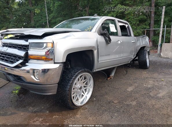 3GCUKREC2JG603676 2018 CHEVROLET SILVERADO Silver Передня ліва чверть