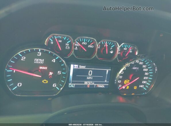 3GCUKREC2JG603676 2018 CHEVROLET SILVERADO Silver Вид задніх сидінь