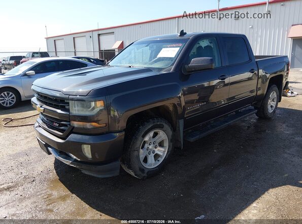 3GCUKREC3GG142173 2016 CHEVROLET SILVERADO Gray Առջևի ձախ երեք քառորդ տեսարան