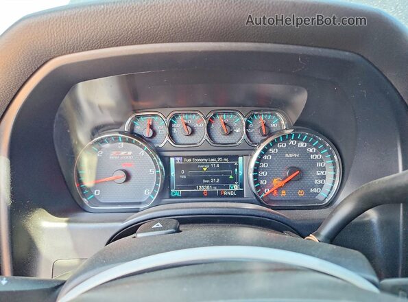 3GCUKREC3HG140893 2017 CHEVROLET SILVERADO Black Vista del cuadro de instrumentos