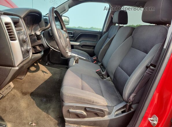 3GCUKREC3HG179435 2017 CHEVROLET SILVERADO Красный Вид салона спереди
