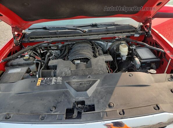 3GCUKREC3HG179435 2017 CHEVROLET SILVERADO Красный Вид задней части салона