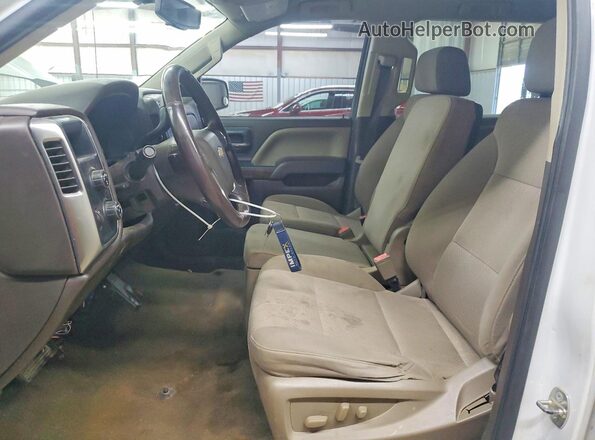 3GCUKREC3JG215940 2018 CHEVROLET SILVERADO White Front interior view