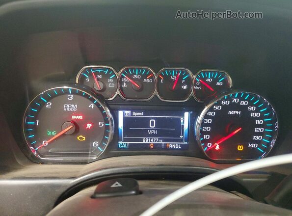 3GCUKREC3JG215940 2018 CHEVROLET SILVERADO White Instrument cluster view