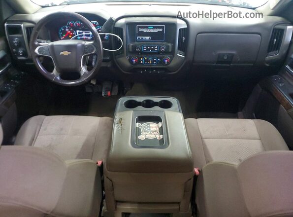 3GCUKREC3JG215940 2018 CHEVROLET SILVERADO White Dashboard view