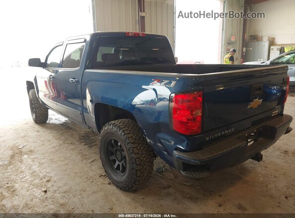 3GCUKREC3JG536585 2018 CHEVROLET SILVERADO Blue Задня ліва чверть
