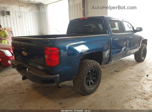 3GCUKREC3JG536585 2018 CHEVROLET SILVERADO Blue Задня права чверть