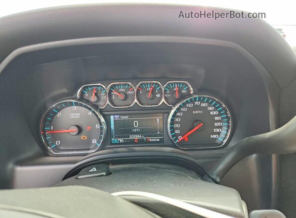 3GCUKREC4GG173979 2016 CHEVROLET SILVERADO Silver Instrument cluster view