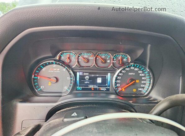 3GCUKREC4HG211499 2017 CHEVROLET SILVERADO Charcoal Widok zestawu wskaźników