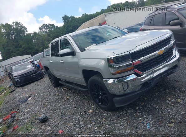 3GCUKREC4HG370491 2017 CHEVROLET SILVERADO Silver Widok wnętrza z tyłu