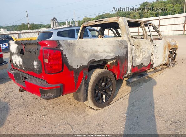 3GCUKREC4HG505582 2017 CHEVROLET SILVERADO Red Rear right