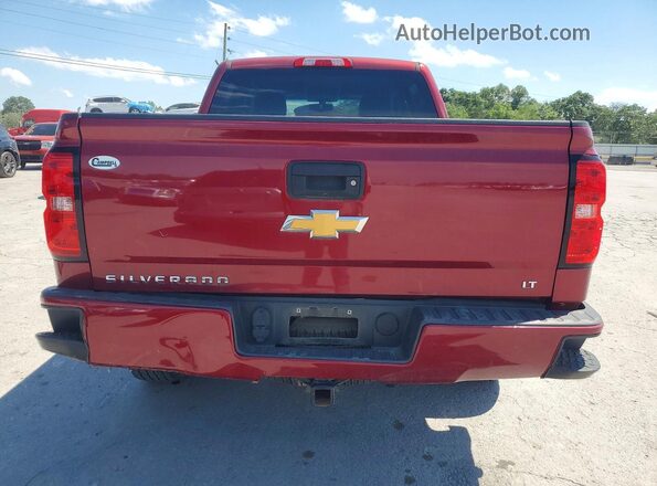 3GCUKREC4JG293109 2018 CHEVROLET SILVERADO Burgundy Vista trasera