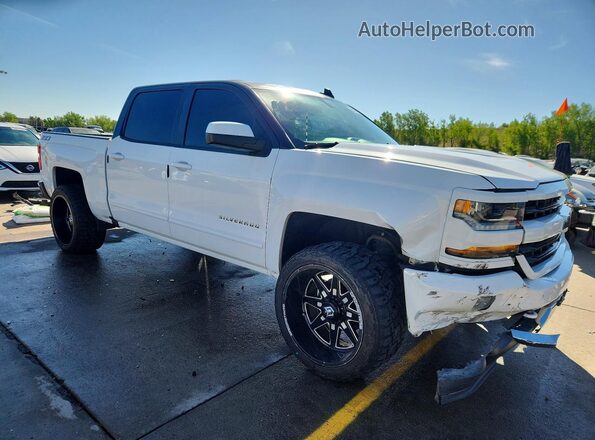 3GCUKREC4JG295183 2018 CHEVROLET SILVERADO White Delantero derecho