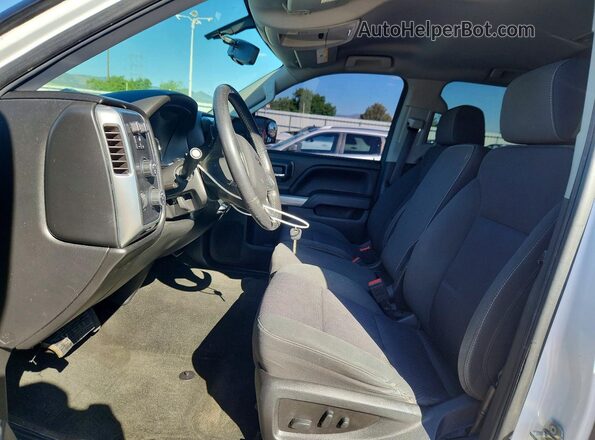 3GCUKREC4JG295183 2018 CHEVROLET SILVERADO White Vista interior delantera