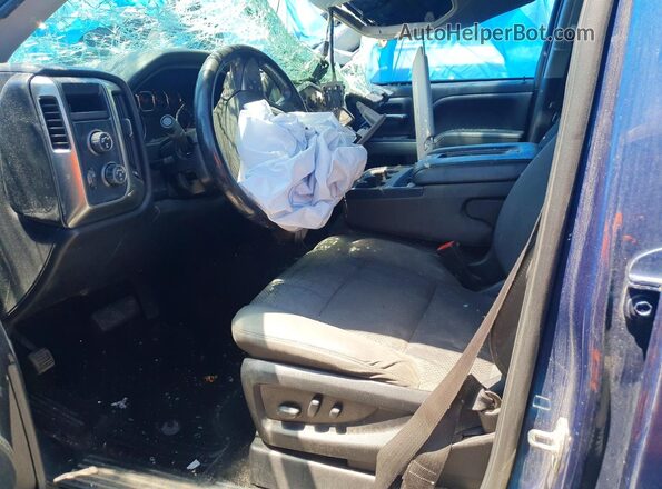 3GCUKREC4JG444448 2018 CHEVROLET SILVERADO Blue Vista interior delantera