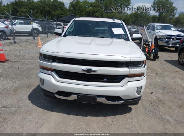 3GCUKREC5GG356355 2016 CHEVROLET SILVERADO White Vista del cuadro de instrumentos