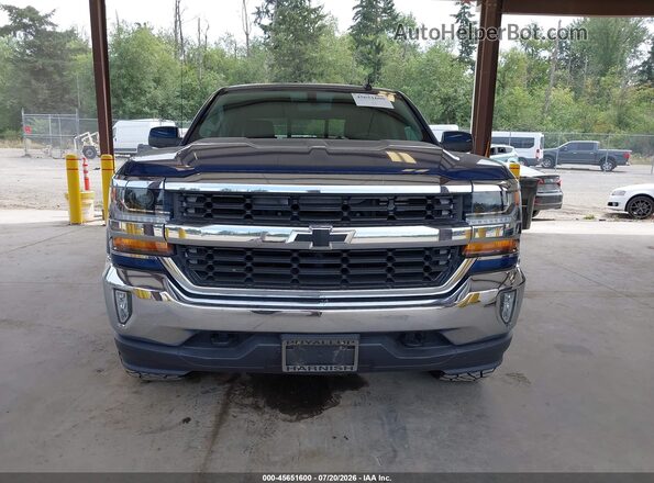 3GCUKREC5HG150468 2017 CHEVROLET SILVERADO Blue Widok zestawu wskaźników