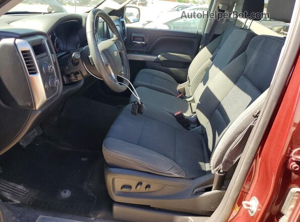 3GCUKREC5HG219773 2017 CHEVROLET SILVERADO Red Vista interior delantera