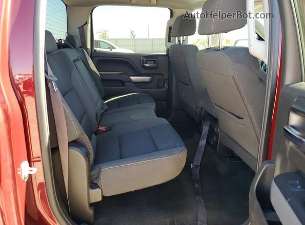 3GCUKREC5HG219773 2017 CHEVROLET SILVERADO Red Vista de los asientos traseros